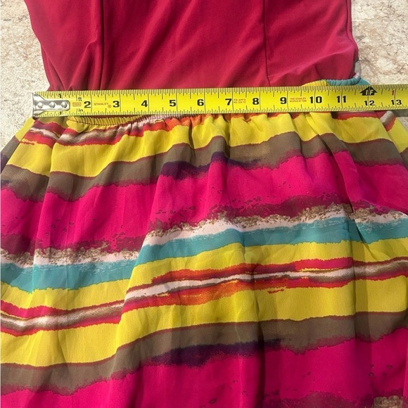 Rue 21 Strapless Stripped Dress Medium - Picture 6 of 10